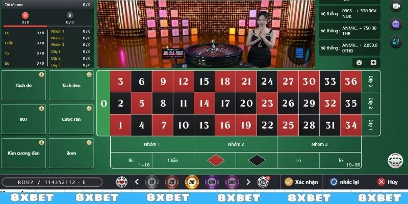 Roulette 8XBET - Quy tắc cơ bản và thủ thuật cược