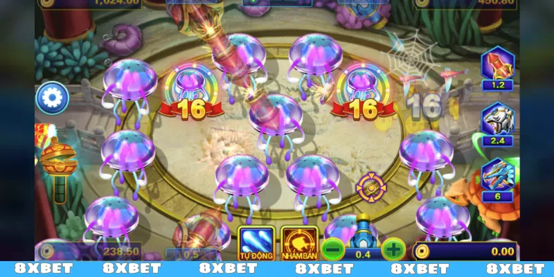 Sảnh bắn cá 8XBET - Thiên đường săn thưởng